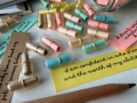 Load image into Gallery viewer, Nurse Gift Affirmation Card Capsules in a Jar, Nurse Gift Idea, Nurse Graduation Gift Ideas, New Nurse Gift, Nurse Appreciation Gift
