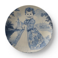 Load image into Gallery viewer, Cat Toile Plate - 3
