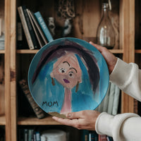 Load image into Gallery viewer, Kids Artwork to Plate - Mother&#39;s Day Gift
