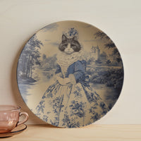 Load image into Gallery viewer, Cat Toile Plate - 1
