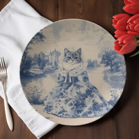 Load image into Gallery viewer, Cat Toile Plate - 2
