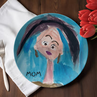 Load image into Gallery viewer, Kids Artwork to Plate - Mother&#39;s Day Gift
