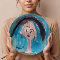 Load image into Gallery viewer, Kids Artwork to Plate - Mother&#39;s Day Gift

