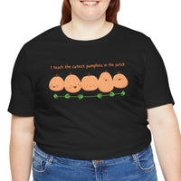 Load image into Gallery viewer, Cutest Pumpkins in the Patch Teacher T-Shirt
