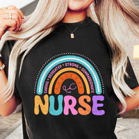 Load image into Gallery viewer, Rainbow Nurse T-Shirt
