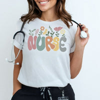 Load image into Gallery viewer, Blooming Nurse T-Shirt
