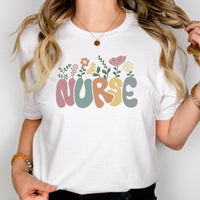 Load image into Gallery viewer, Blooming Nurse T-Shirt

