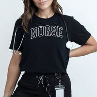 Load image into Gallery viewer, Classic Nurse T-Shirt | White Outline
