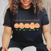 Load image into Gallery viewer, Cutest Pumpkins in the Patch Teacher T-Shirt
