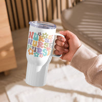 Load image into Gallery viewer, Floral Nurse Travel Mug
