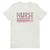 Load image into Gallery viewer, Nurse T-Shirt – Caring, Dedicated, Strong &amp; Compassionate
