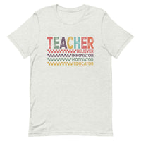 Load image into Gallery viewer, &#39;Teacher Believer Innovator Motivator Educator&#39; T-Shirt
