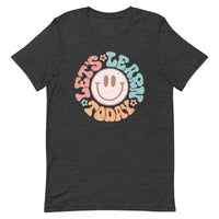 Load image into Gallery viewer, &quot;Let’s Learn Today&quot; Retro Smiley Teacher T-Shirt
