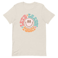Load image into Gallery viewer, &quot;Let’s Learn Today&quot; Retro Smiley Teacher T-Shirt
