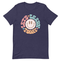 Load image into Gallery viewer, &quot;Let’s Learn Today&quot; Retro Smiley Teacher T-Shirt
