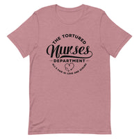 Load image into Gallery viewer, The Tortured Nurses Department T-Shirt | Black Text
