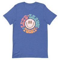 Load image into Gallery viewer, &quot;Let’s Learn Today&quot; Retro Smiley Teacher T-Shirt
