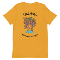Load image into Gallery viewer, Teachers Plant Seeds That Grow T-Shirt | Black Text
