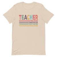 Load image into Gallery viewer, &#39;Teacher Believer Innovator Motivator Educator&#39; T-Shirt
