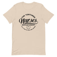 Load image into Gallery viewer, The Tortured Nurses Department T-Shirt | Black Text
