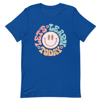 Load image into Gallery viewer, &quot;Let’s Learn Today&quot; Retro Smiley Teacher T-Shirt
