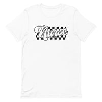 Load image into Gallery viewer, Checkered Nurse T-Shirt

