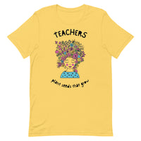 Load image into Gallery viewer, Teachers Plant Seeds That Grow T-Shirt | Black Text
